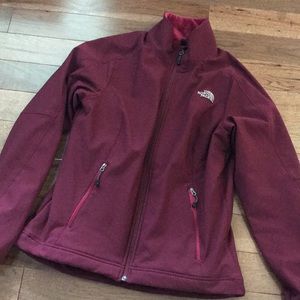 North Face Burgundy Jacket